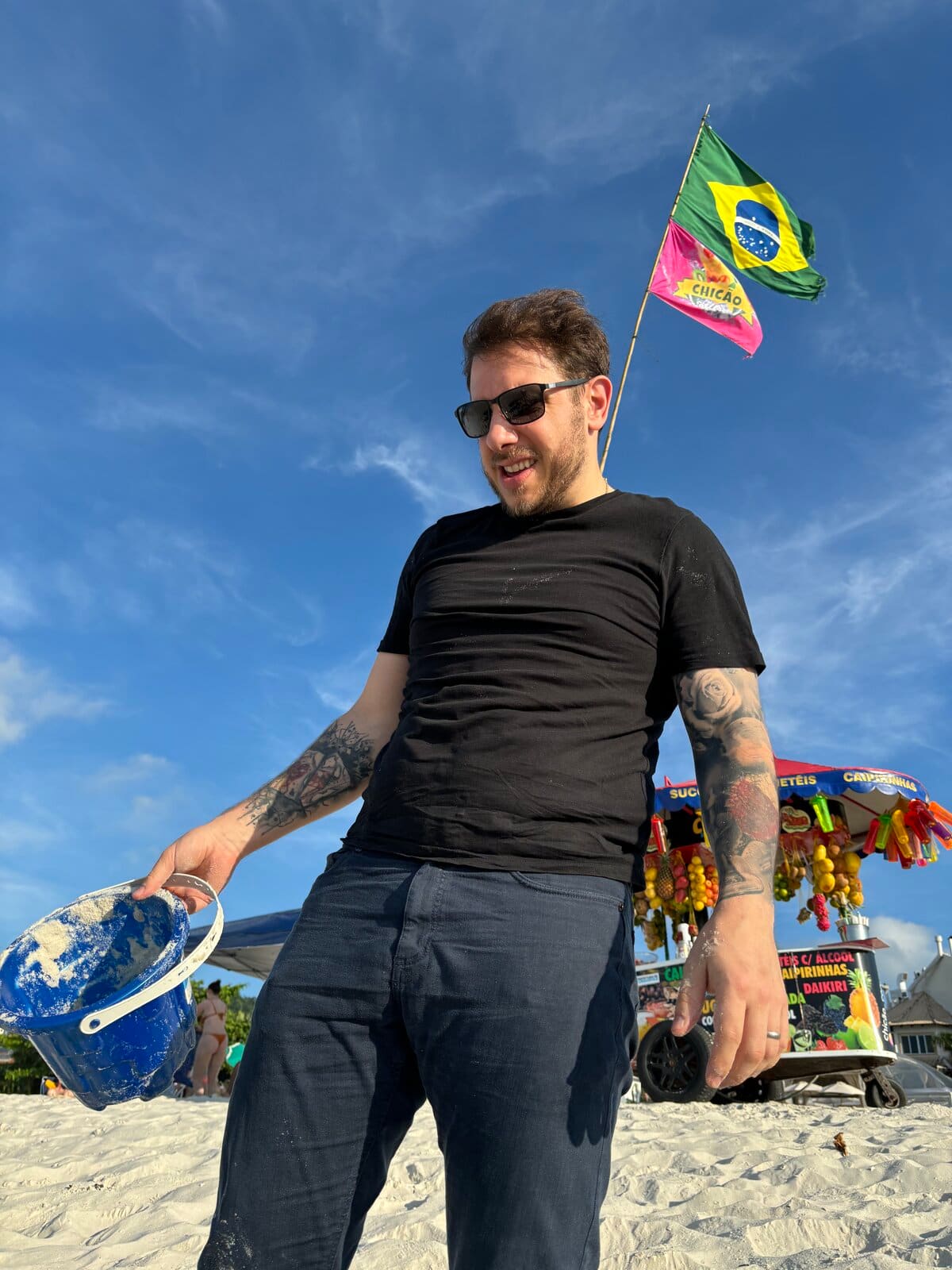 James today — 20kg lighter